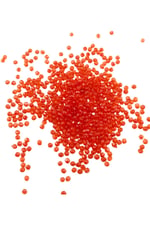 Oranj 4 mm Piramit Akrilik Boncuk Aksesuar Takı Malzeme (25 Gr)
