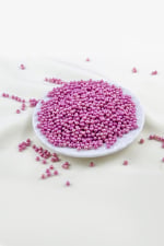 Pastel Pembe 4 mm Cam İnci Boncuk Aksesuar Takı Malzemesi (30 Gr 330 Adet)