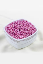 Pastel Pembe 4 mm Cam İnci Boncuk Aksesuar Takı Malzemesi (30 Gr 330 Adet)