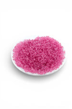 Pembe 4 mm Piramit Akrilik Boncuk Aksesuar Takı Malzeme (25 Gr)