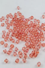Pembe 8 mm Piramit Akrilik Boncuk Aksesuar (25 Gram)