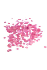Pembe Papatya Desenli 10 mm Pul Payet 30 Gr (Tülbent, Oya, Havlu Malzemesi)
