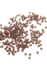 Piramit Akrilik 6 mm Kahverengi Boncuk Aksesuar Takı Malzeme (25 Gr)