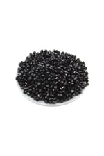 Piramit Akrilik 6 mm Siyah Boncuk Aksesuar Takı Malzeme (25 Gr)