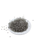 Piramit Akrilik Boncuk Açık Gri 4 mm Aksesuar Takı Malzeme (20 Gr)