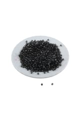 Piramit Akrilik Boncuk Füme 4 mm Aksesuar Takı Malzeme (20 Gr)