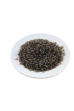 Piramit Akrilik Boncuk Koyu Gri Yeşil Tonu 4 mm Aksesuar Takı Malzeme (25 Gr)