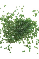Piramit Akrilik Boncuk Yeşil Tonunda 4 mm Aksesuar Takı Malzeme (25 Gr)