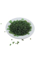 Piramit Akrilik Boncuk Yeşil Tonunda 4 mm Aksesuar Takı Malzeme (25 Gr)
