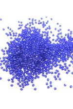 Saks Mavisi 4 mm Piramit Akrilik Boncuk Aksesuar Takı Malzeme (25 Gr)