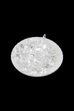 Şeffaf 8x15 mm Üst Yandan Delikli Oval Boncuk (25 gr 34 Adet)