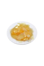 Şeffaf Sarımsı 12 mm Yandan Delikli Plastik Pul Payet 25 Gr (Tülbent, Oya, Havlu Malzemesi)