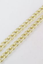 Sim Desenli Gold 10 mm Zincir Aksesuar Takı Malzemesi 1 Metre