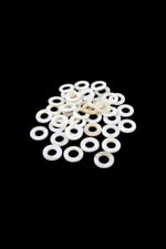 Simit Modeli 20 mm Sedef Boncuk (20 ADET)