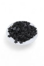 Siyah 10 mm Papatya Desen Dikme Taş (200 Adet)