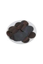 Siyah 3 cm Yandan Delikli Plastik Pul Payet 30 Gr (Tülbent, Oya, Havlu Malzemesi)