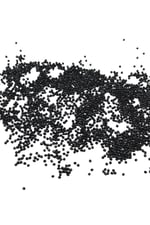 Siyah 3 mm Piramit Akrilik Boncuk Akseuar Takı Malzeme (25 Gr)