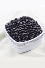 Siyah 5 mm Cam İnci Boncuk Aksesuar Takı Malzemesi (30 Gr 160 Adet)