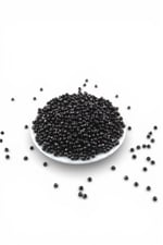 Siyah 5 mm Dünya Akrilik Boncuk Aksesuar Takı Malzemesi (25 Gram)