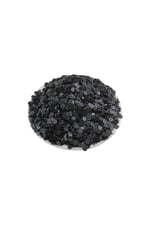 Siyah 5 mm Ortadan Delikli Kenarları İşleme Desenli Pul 30 Gr (Tülbent, Oya, Havlu Malzemesi)