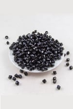 Siyah 8 mm Piramit Akrilik Boncuk Aksesuar (25 Gram)