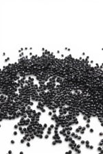 Siyah Tonu 4 mm Dünya Akrilik Boncuk Aksesuar Takı Malzemesi (25 Gram)