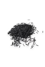Siyah Uzun Boru 12 mm Boncuk 100 Gr
