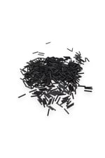 Siyah Uzun Boru 14 mm Boncuk 40 Gr