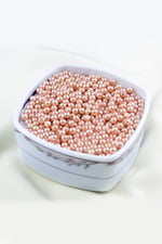 Somon 5 mm Cam İnci Boncuk Aksesuar Takı Malzemesi (30 Gr 160 Adet)