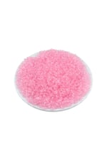 Somon Pembe Tonunda 3 mm Piramit Akrilik Boncuk Akseuar Takı Malzeme (25 Gr)
