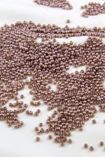 Sütlü Kahve 3 mm Plastik İnci Boncuk Takı Aksesuar Malzemesi (25 Gr)