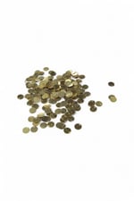 Yandan Delikli 10 mm Gold Pirinç Pul Payet (30 Gr 80 Adet)