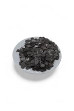 Yandan Delikli 8 mm Küpe Desenli Koyu Metal Pul Payet (30 Gr 150 Adet)