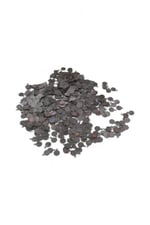 Yandan Delikli 8 mm Küpe Desenli Koyu Metal Pul Payet (30 Gr 150 Adet)