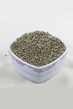 Yeşil Gri 3 mm Plastik İnci Boncuk Takı Aksesuar Malzemesi (20 Gr)