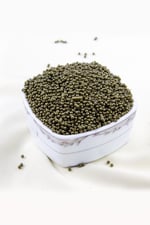 Yeşil Haki 3 mm Plastik İnci Boncuk Takı Aksesuar Malzemesi (25 Gr)