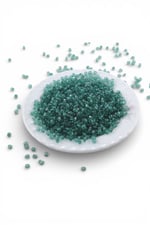 Yeşil Renginde 4 mm Basık Akrilik Boncuk Aksesuar Takı Malzemesi (20 Gram)