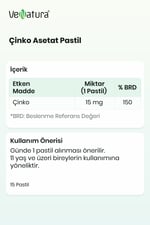 Çinko Asetat 15 Pastil