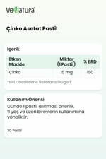Çinko Asetat Pastil 2 Adet