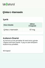 Çinko L-Karnosin 30 Kapsül
