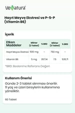 Hayıt Meyve Ekstresi ve P-5-P (Vitamin B6)