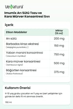 Imumix Arı Sütü Tozu ve Kara Mürver Konsantresi Sıvı 150 ml