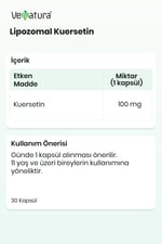 Lipozomal Kuersetin Kapsül