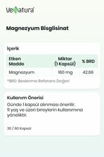 Magnezyum Bisglisinat Kapsül 60 Kapsül 2 Adet
