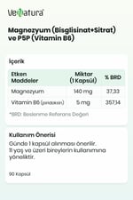 Magnezyum (Bisglisinat+Sitrat) ve P5P (Vitamin B6)