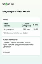 Magnezyum Sitrat Kapsül