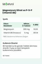 Magnezyum Sitrat ve P-5-P (Vitamin B6)