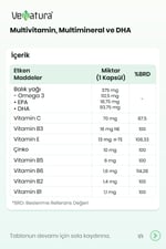 Multivitamin, Multimineral ve DHA