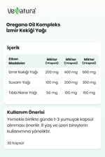 Oregano Oil Kompleks İzmir Kekiği Yağı, Tıbbi Nane Yağı ve Susam Yağı