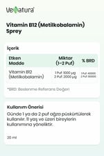 Vitamin B12 (Metilkobalamin) Sprey